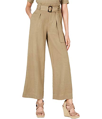 Belted Wide-Leg Pants