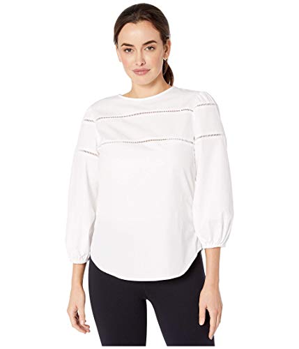 Lauren Ralph Lauren Ladder Lace Trim Cotton Shirt