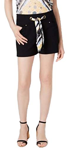 INC Scarf-Tie Grommet Shorts