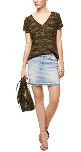 Sanctuary V Neck Camouflage Print T-Shirt