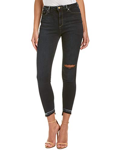DL1961 Chrissy Ultra High Rise Skinny Ripped Jeans
