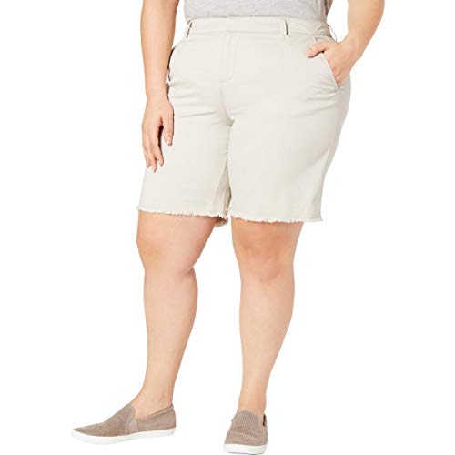 Plus Size Released Hem Shorts