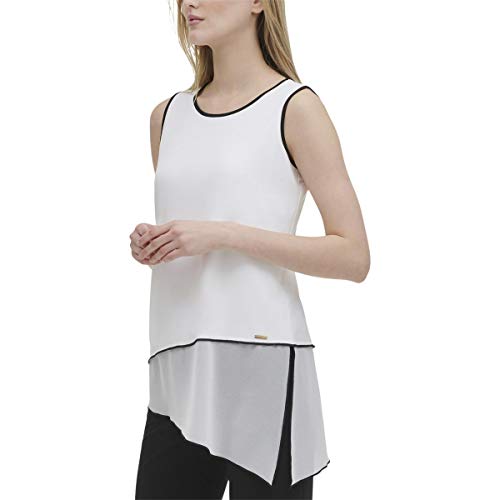 Asymmetrical Chiffon-Hem Top