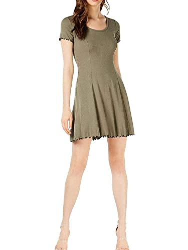 Ribbed Fit & Flare Dress