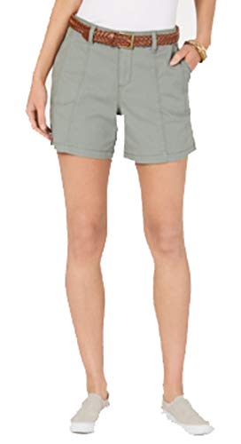 Belted Utility-Pocket Shorts