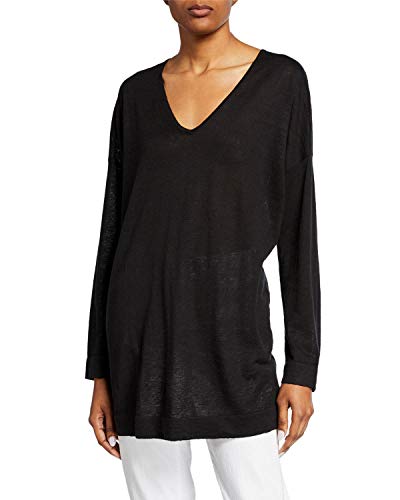 Organic V-Neck Tunic Sweater