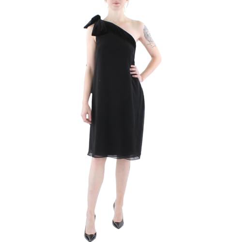 Chiffon One-Shoulder Dress