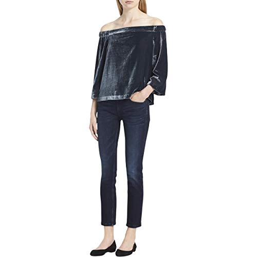 Velvet Off-The-Shoulder Top