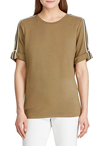 Ralph Lauren Track-Stripe T-Shirt (Explorer Olive, S)