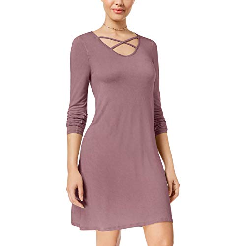 Juniors' Crisscross Swing Dress