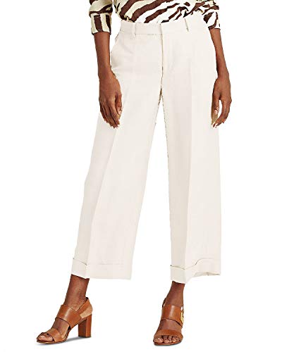 Lauren Ralph Lauren Twill Wide Leg Pants