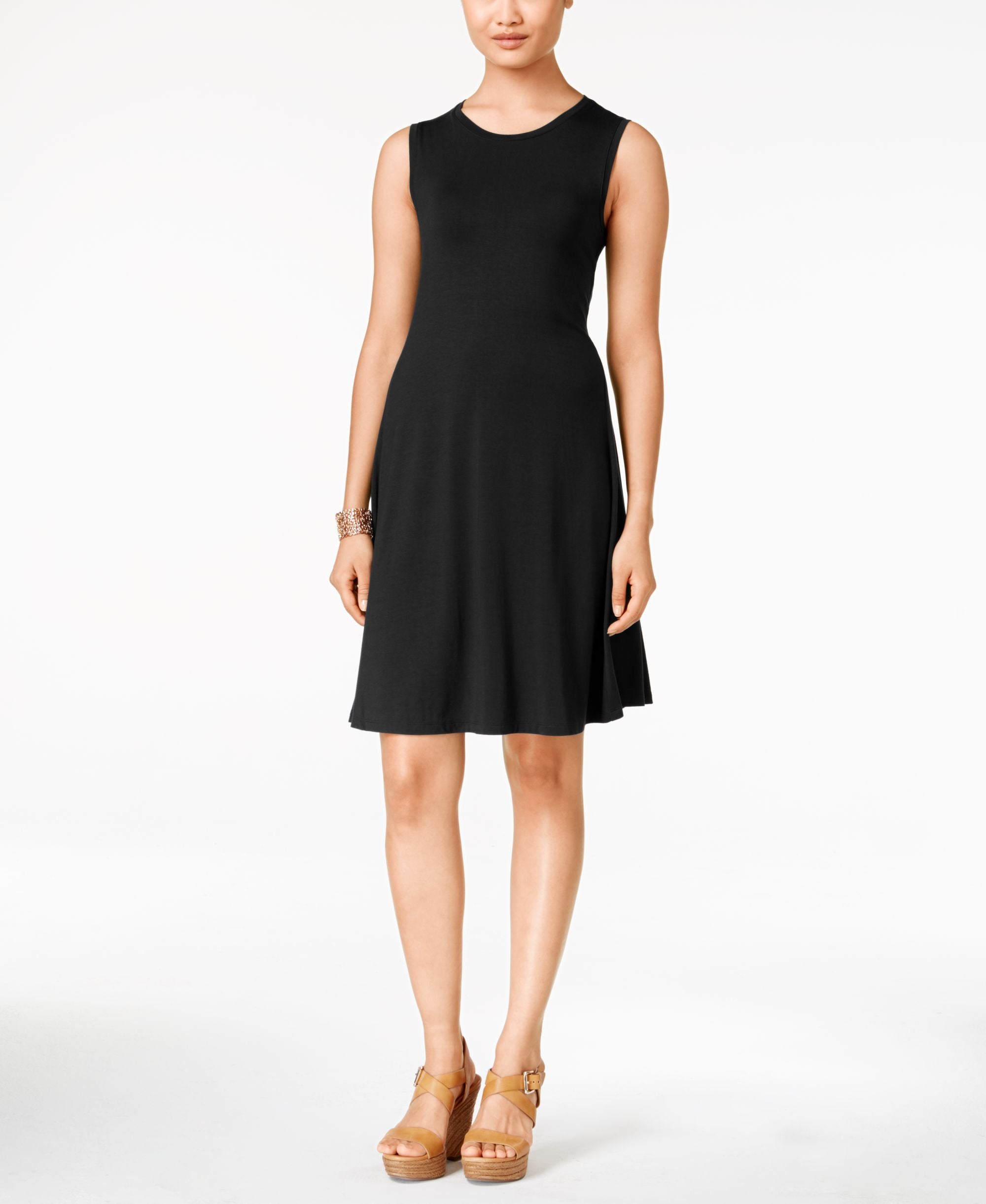 Style & Co. Petite Sleeveless Swing Dress