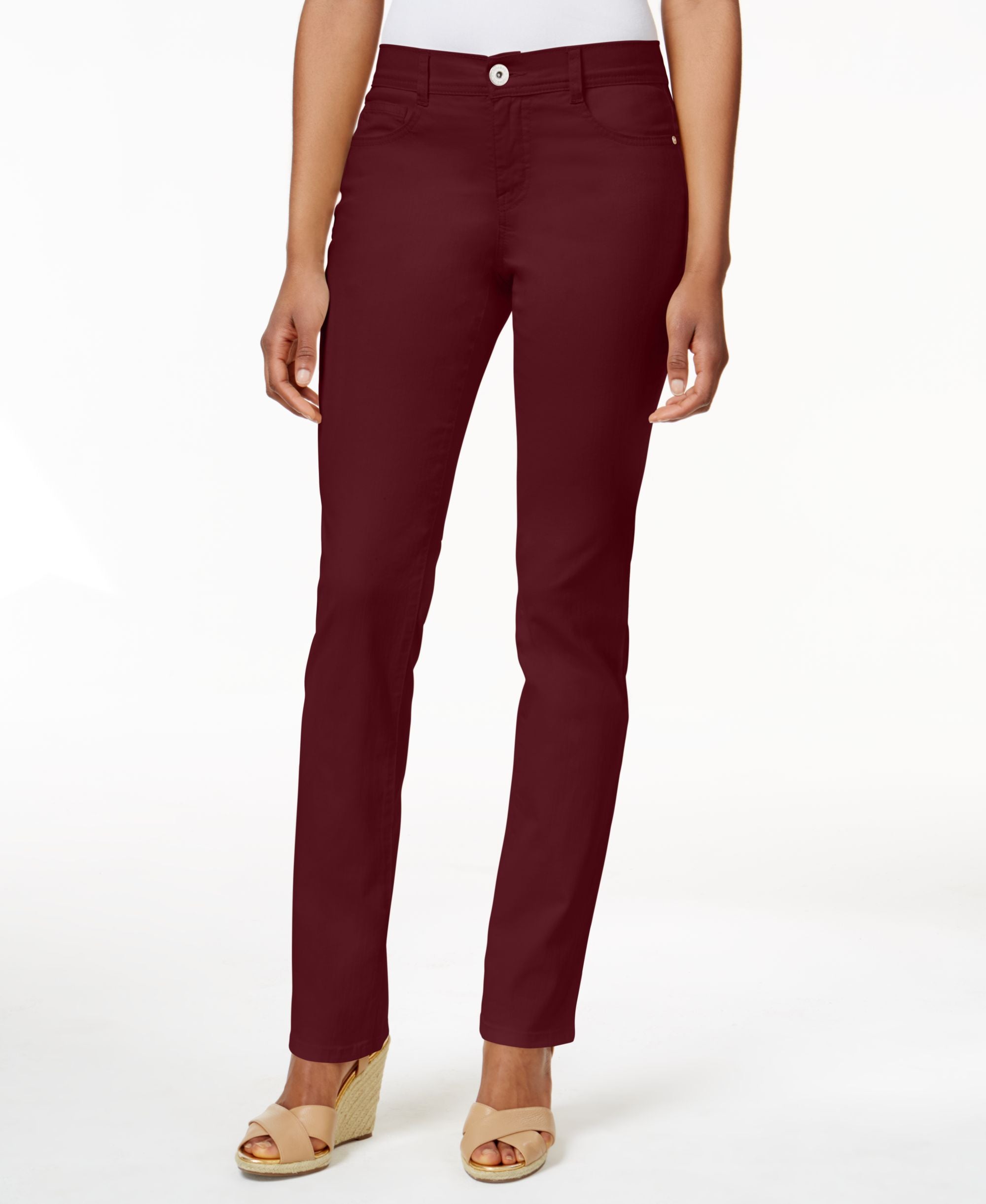 Style & Co Petite Slim Leg Tummy Control Jeans