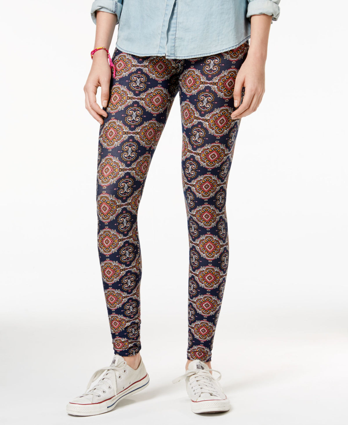 Hippie Rose Juniors' Ultra-Soft Printed Leggings