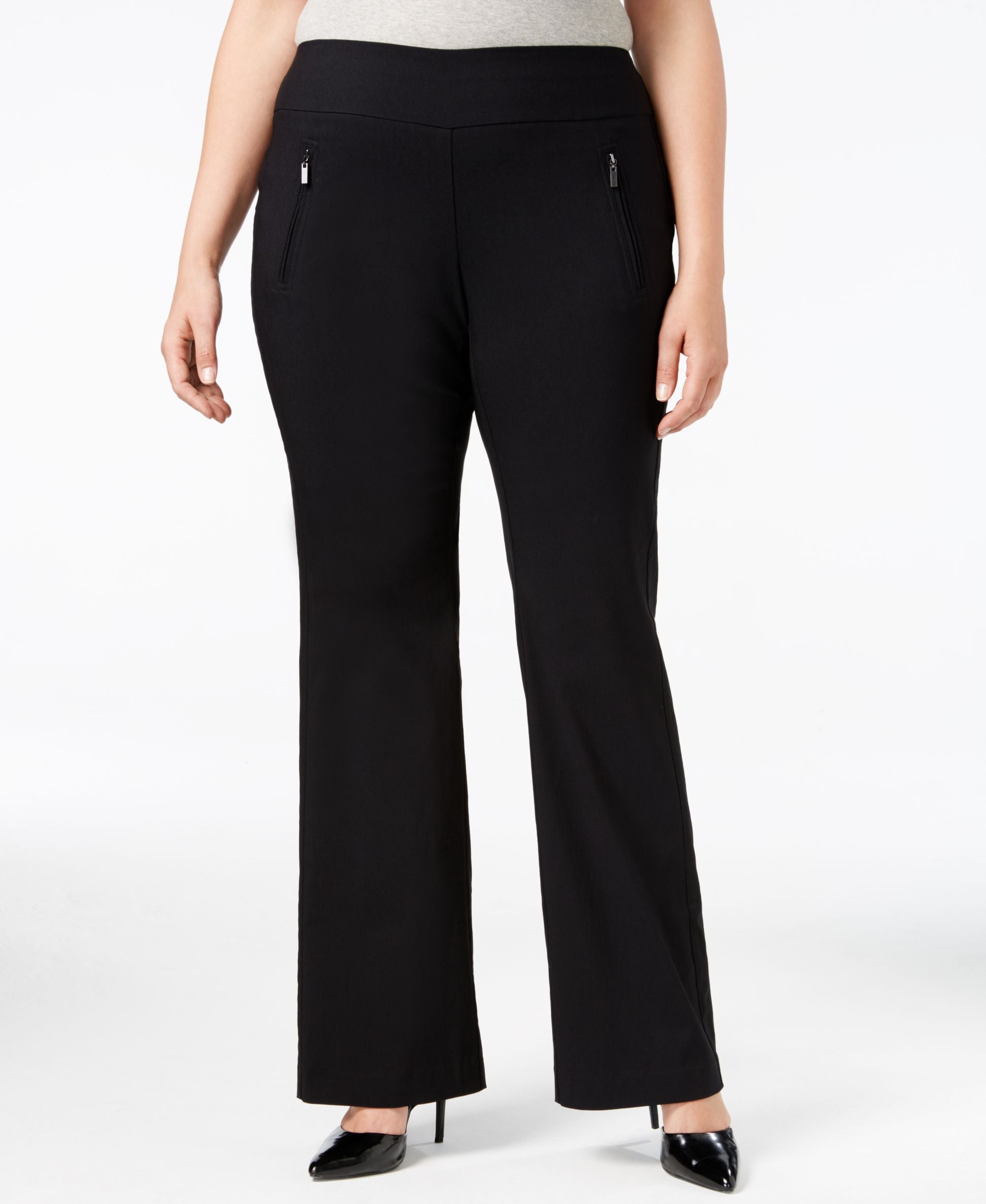 Plus Size Wide Leg Pants