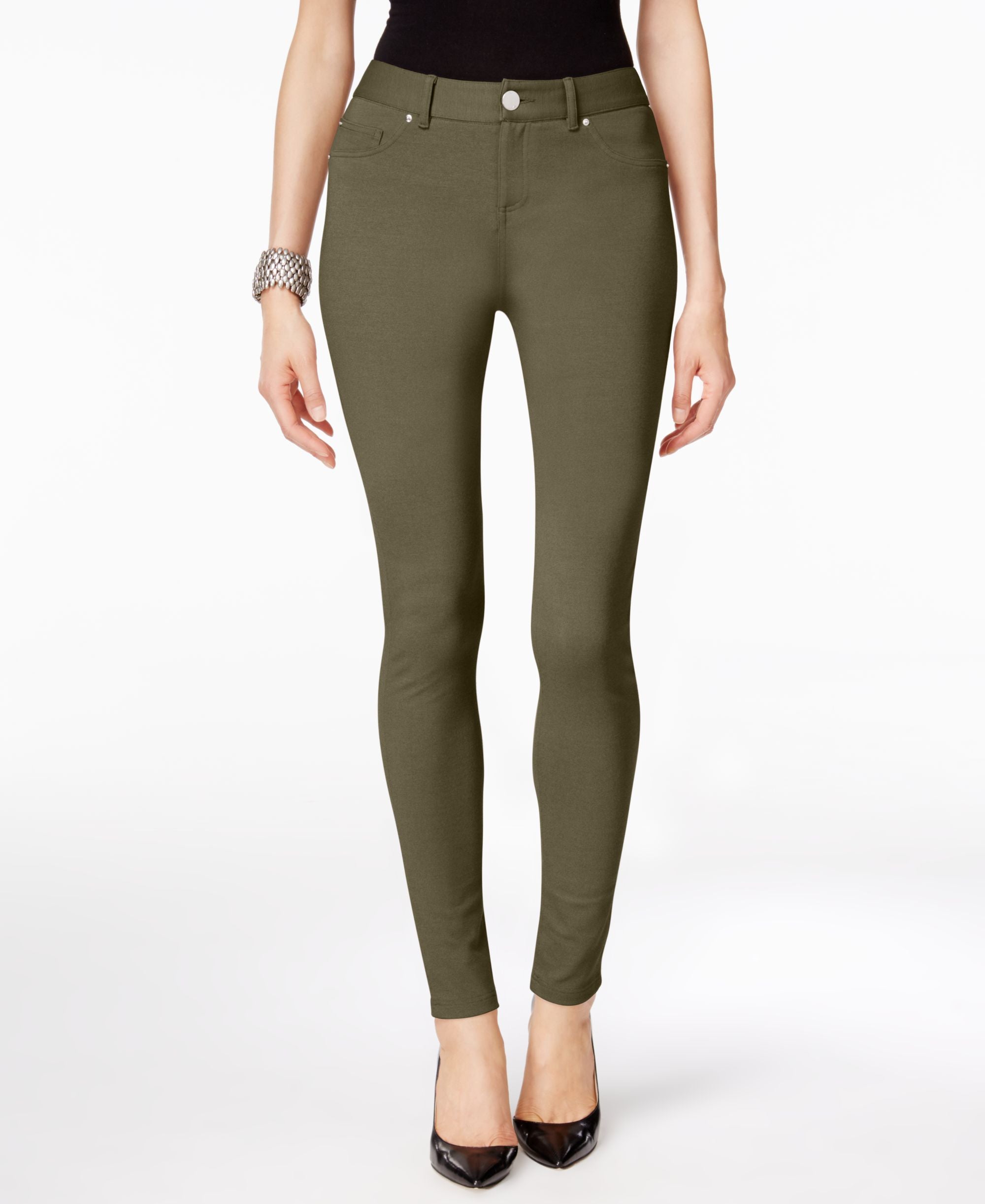 Curvy Ponte Skinny Pants