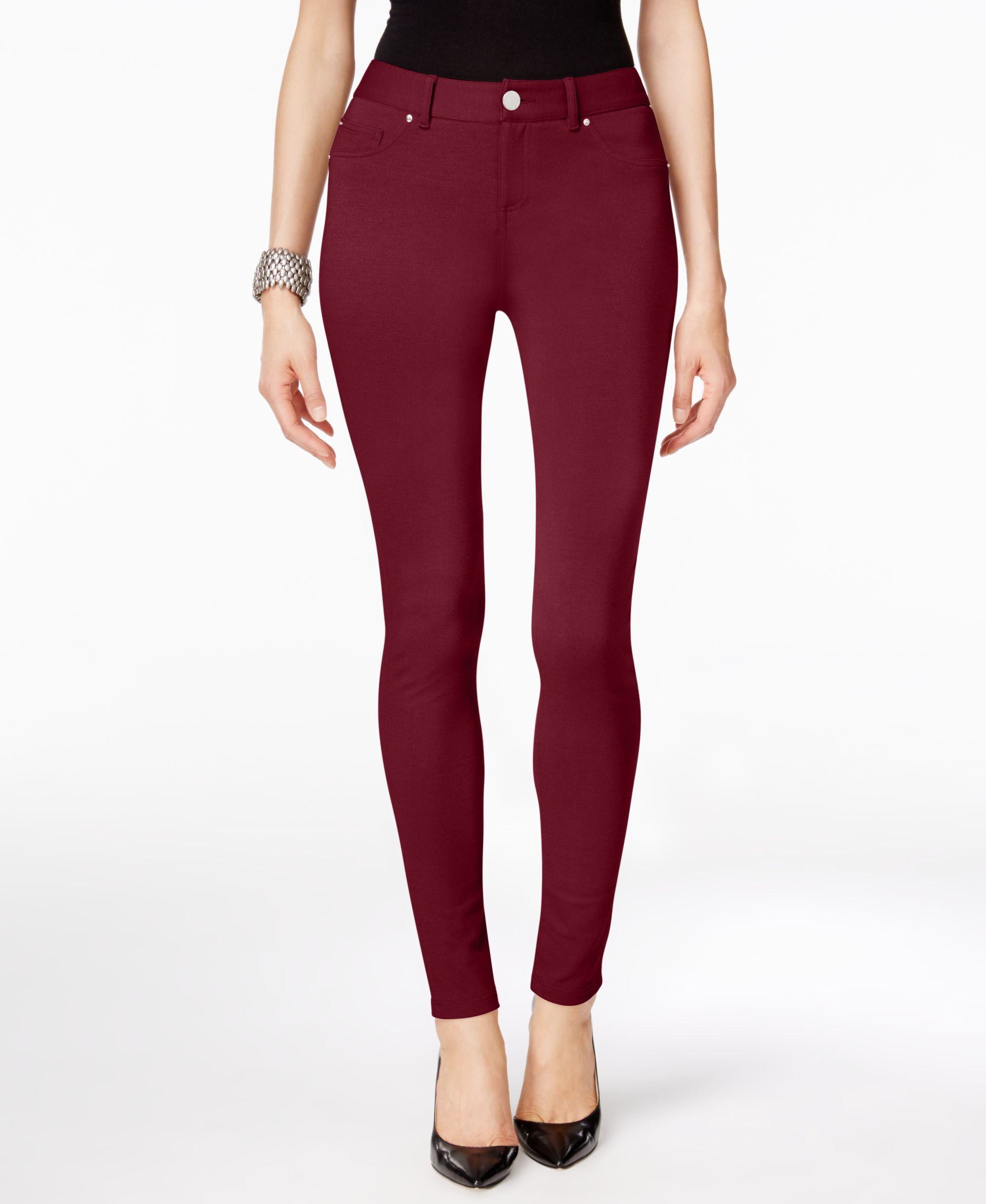 INC International Concepts Petite Ponte Skinny Pants