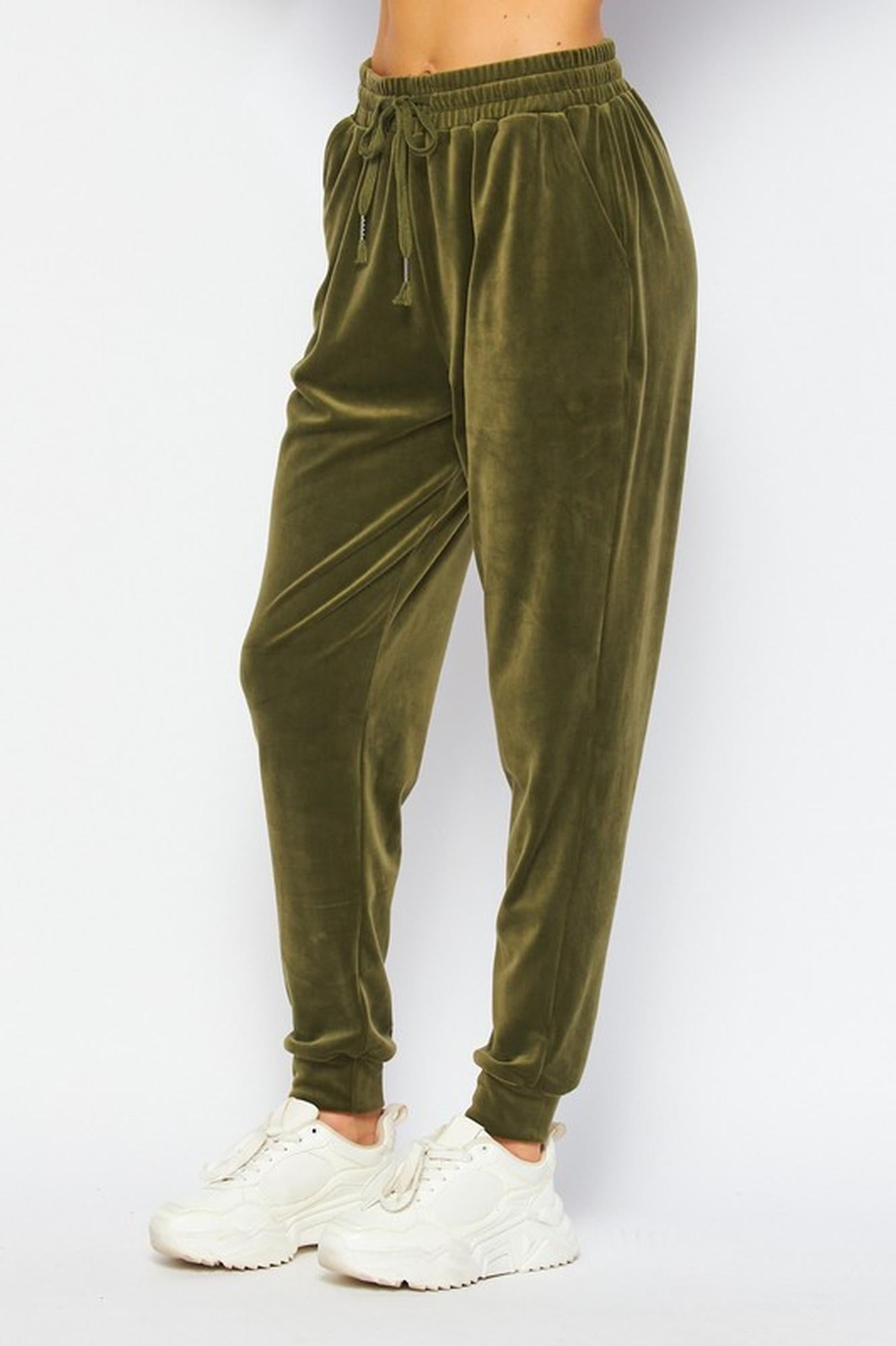 Comfy Velour Plus Size Joggers