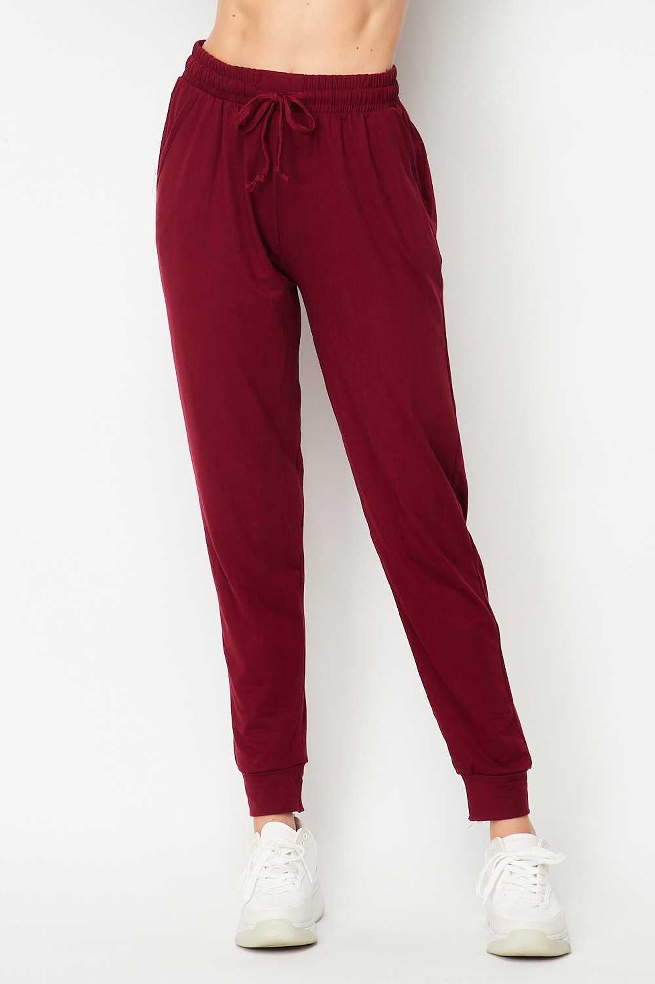 Buttery Smooth Basic Solid Plus Size Joggers - New Mix