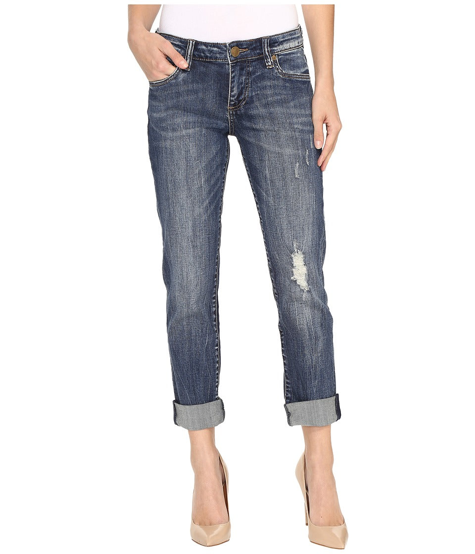 Kut from the Kloth Catherine Boyfriend Cuffed Jeans