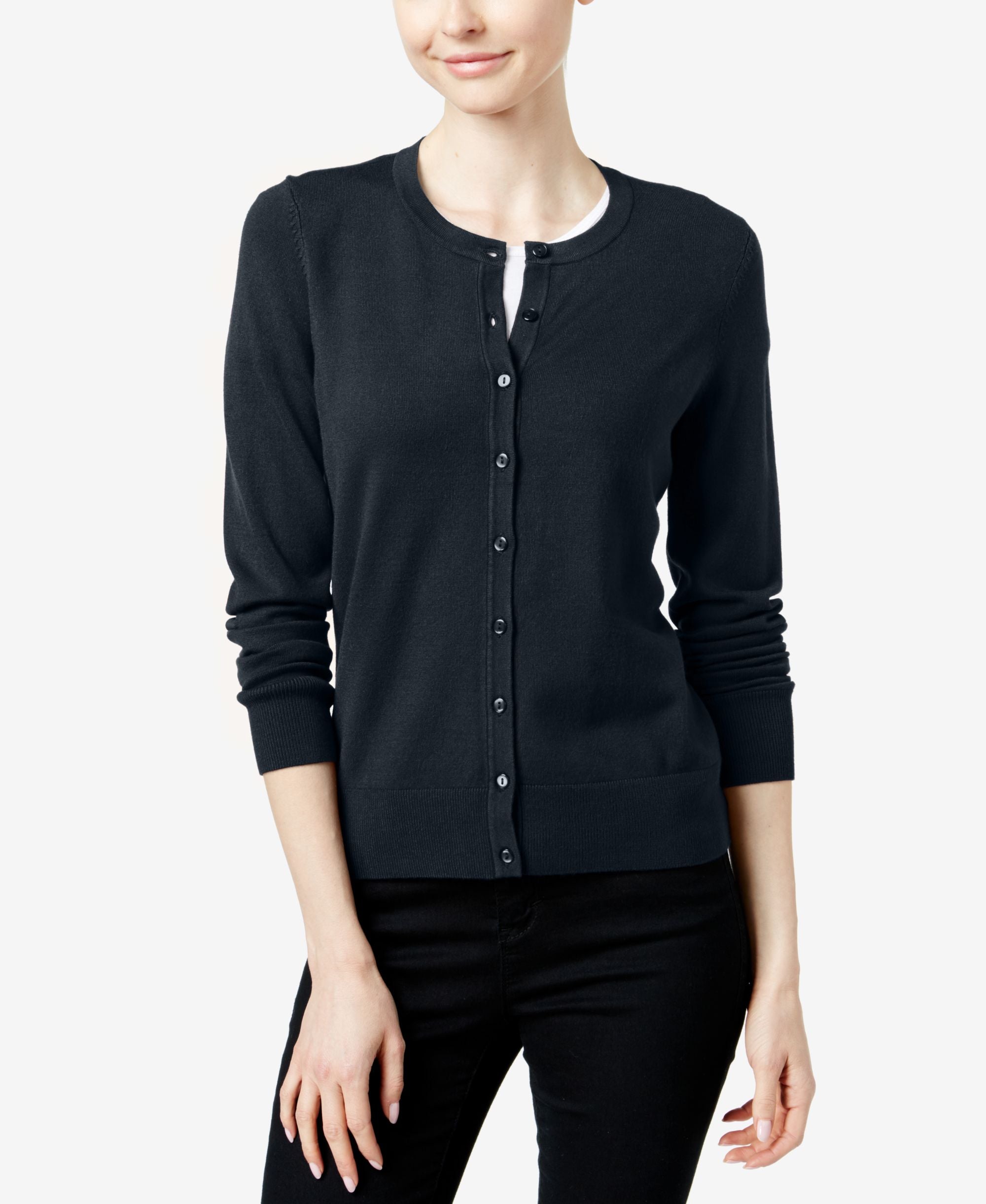 Charter Club Crew Neck Cardigan