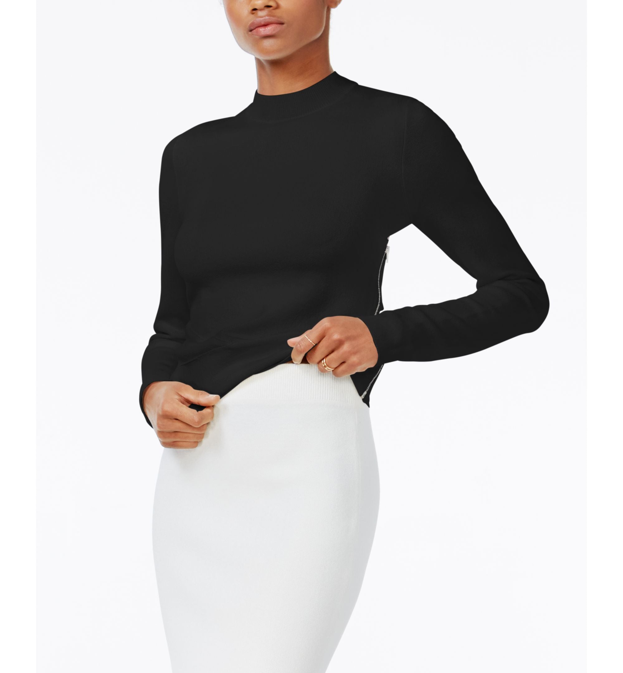 Lattice-Back Sweater