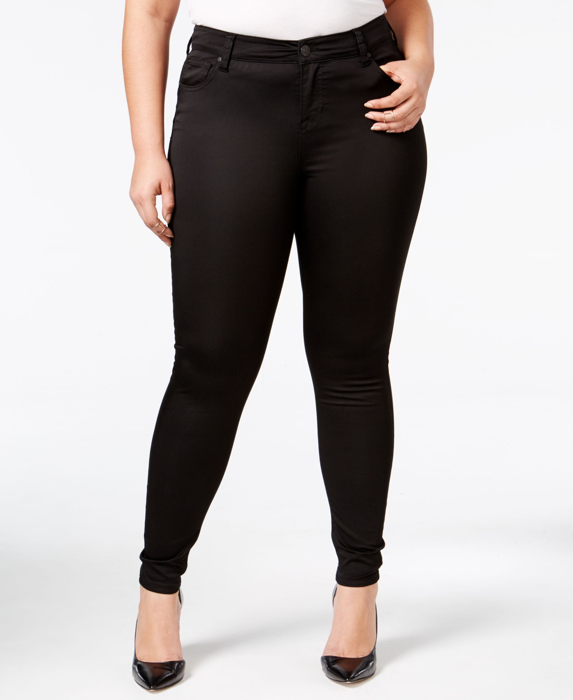 Celebrity Pink Trendy Plus Size The Mid Rise Lifter Skinny Jeans