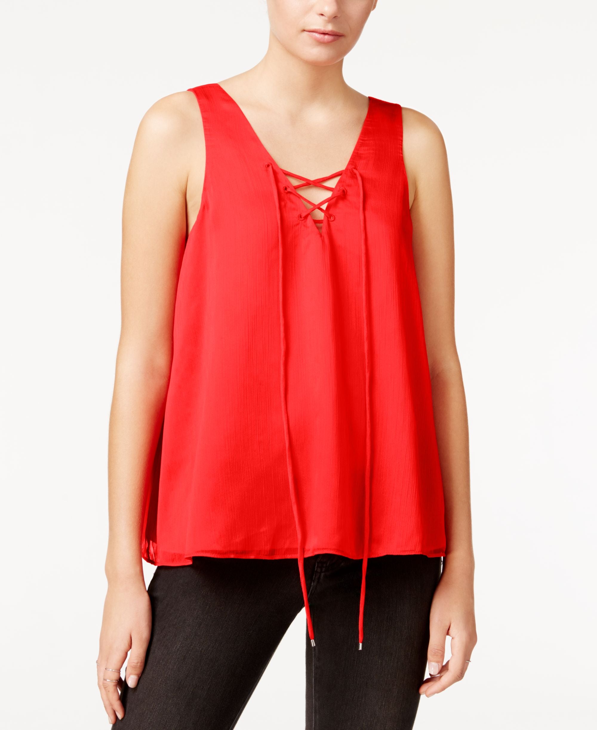 Rachel Rachel Roy Lace Up Tank Top