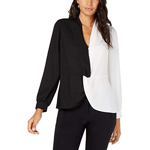 Colorblocked Twist Blouse