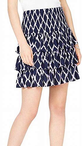 Printed Tiered Ruffled Skirt
