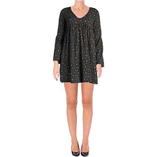 Denim Supply Ralph Lauren Floral Print Bell Sleeve Dress
