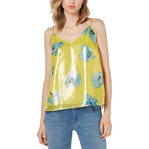 Sleeveless Printed Shine Top