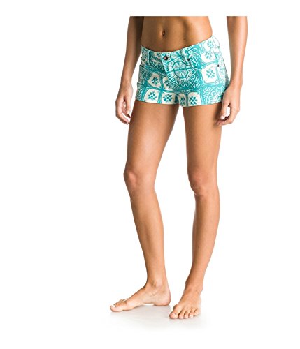 Roxy Womens Forever Print Casual Denim Shorts