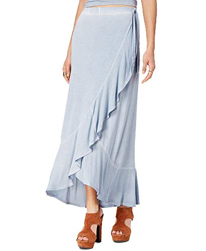 Juniors' Ruffled Wrap Skirt