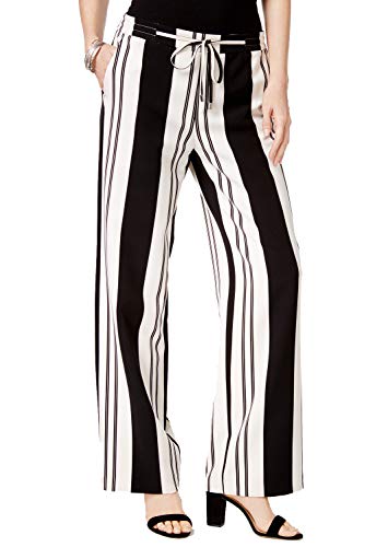I.N.C. Striped Wide-Leg Pants