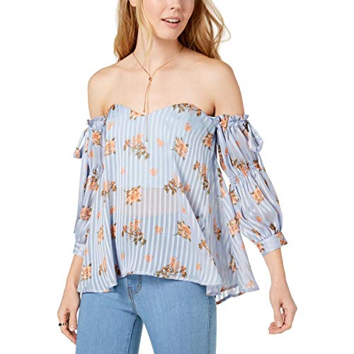 Strapless Printed Top