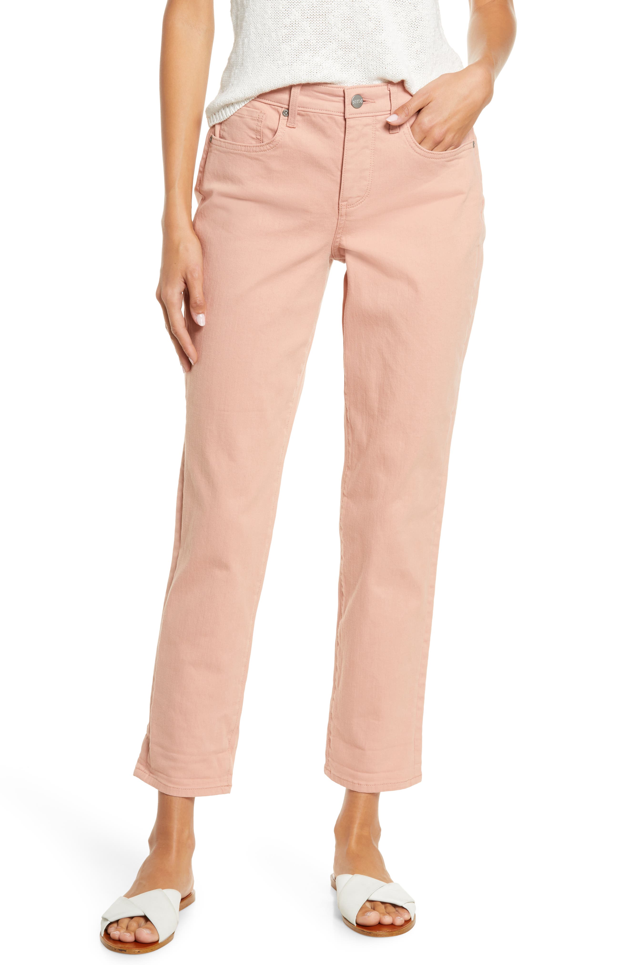 NYDJ Margot Printed Roll-Cuff Jeans