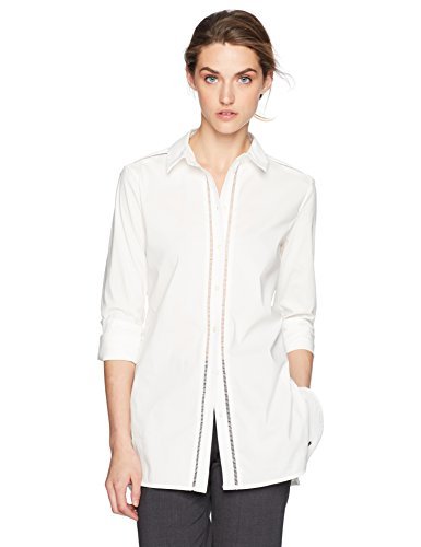 Armani Exchange Women's Cutout-Trim Button-Front Shirt