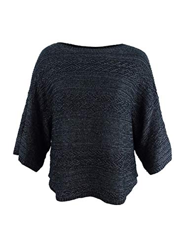 Open-Knit Boat-Neck Sweater