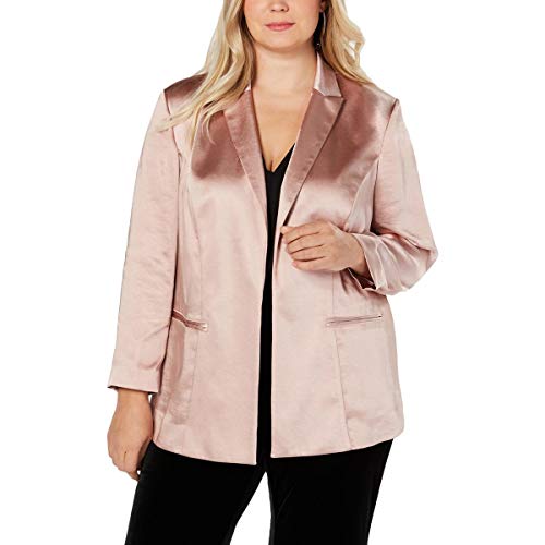 INC Plus Size Open-Front Blazer