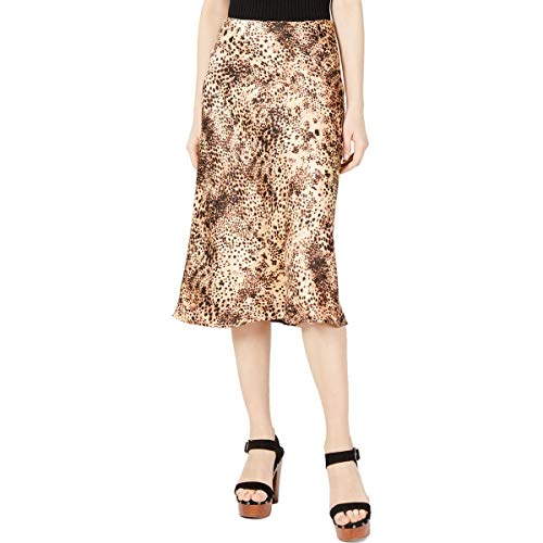 Leopard-Print Midi Skirt