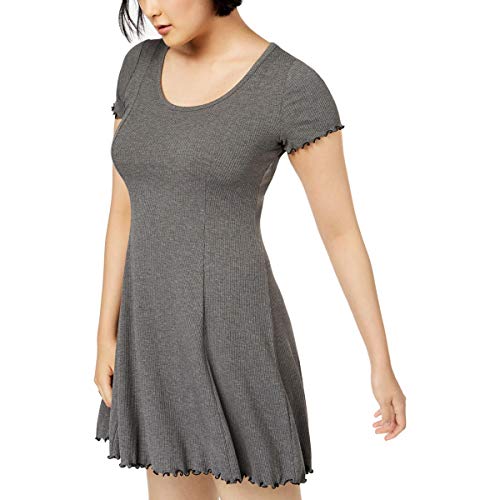 Ribbed Fit & Flare Dress