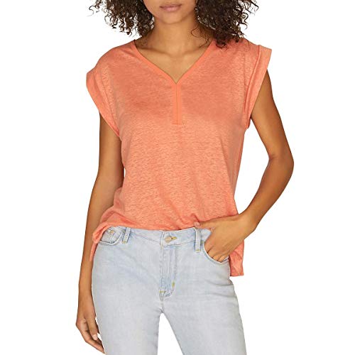 Laura V-Neck Solid T-Shirt