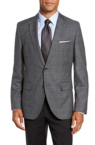 Boss Tri-Windowpane Regular Fit Sport Coat