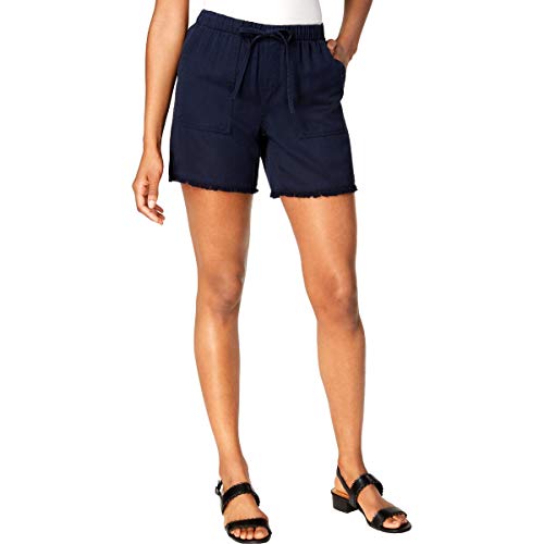 Frayed-Hem Pull-On Shorts