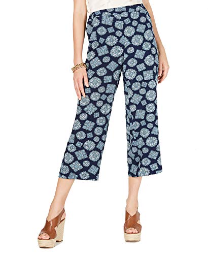 Printed Cropped Pants