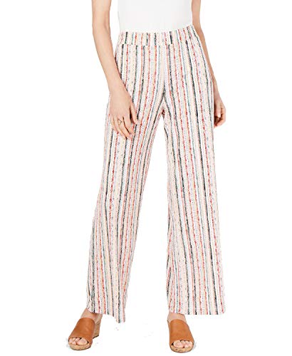 JM Collection Striped Pull-On Pants (Pacific Stripe, XXL)