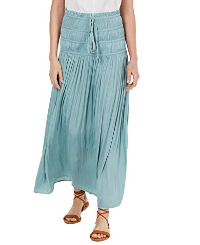 Ruched Maxi Skirt