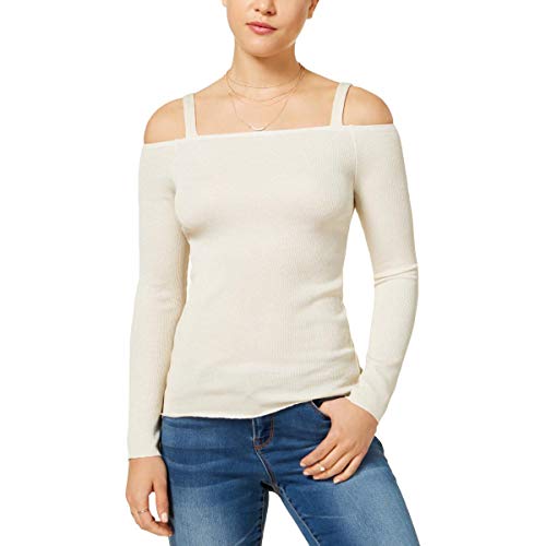 Juniors' Shine Off-The-Shoulder Sweater