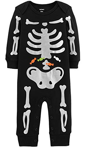 Baby Boys & Girls Cotton Skeleton Coverall